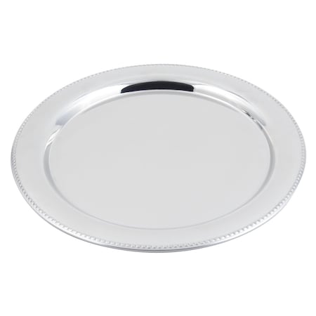 Bon Chef Round Tray W/Bead Border 15" Dia. 61331